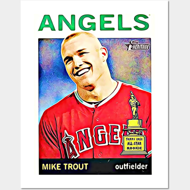 Mike Trout: 2013 Flashback Champs Wall Art by flashbackchamps